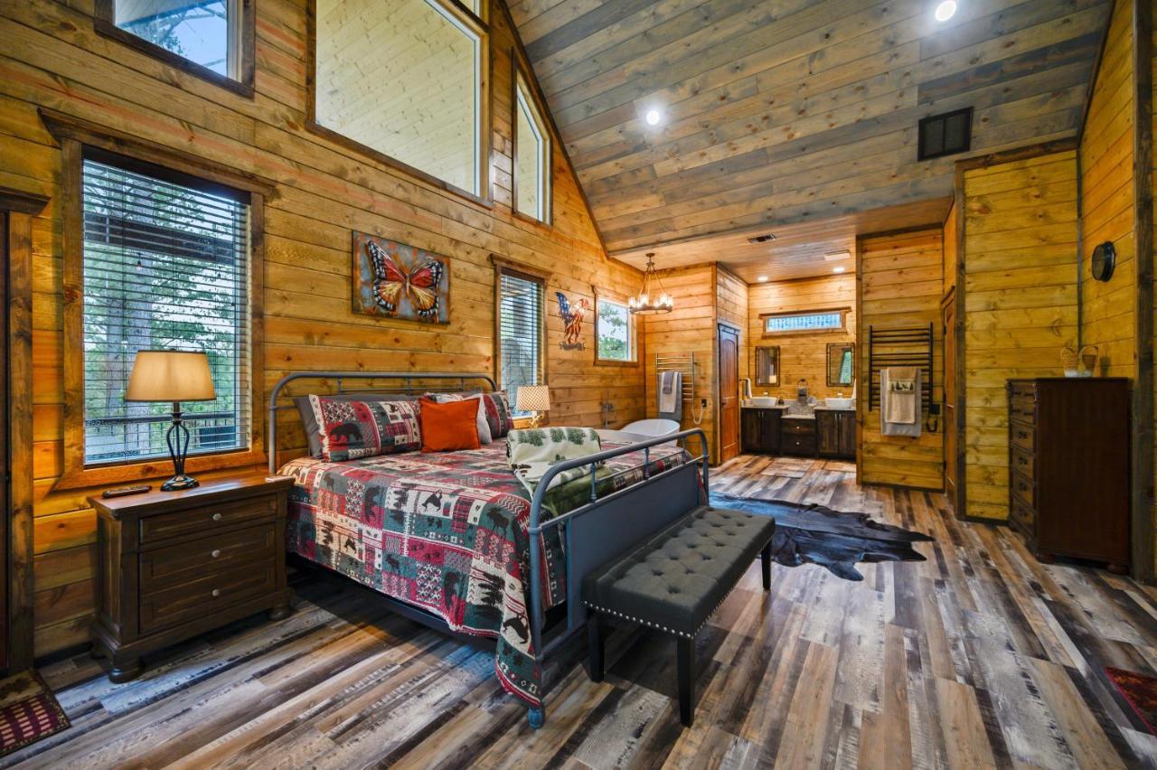 The Adirondack Honeymoon Hot Tub Soaking Tub Wood Burning Fireplace Stephens Gap Esterno foto